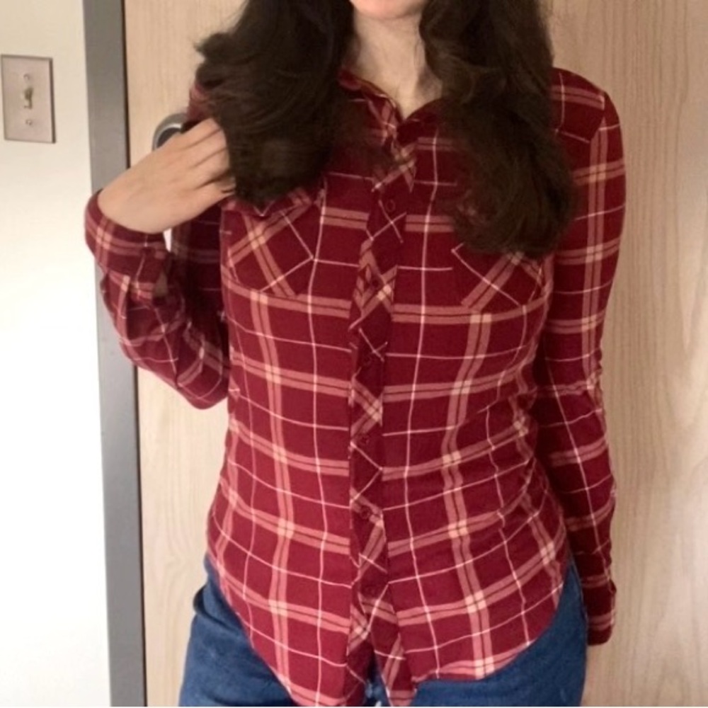 Women’s Red Ardene Flannel Shirt